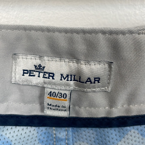 Peter Millar Mens 40x30 Gray Performance Natural Touch Five Pocket Casual Pants - Picture 10 of 10